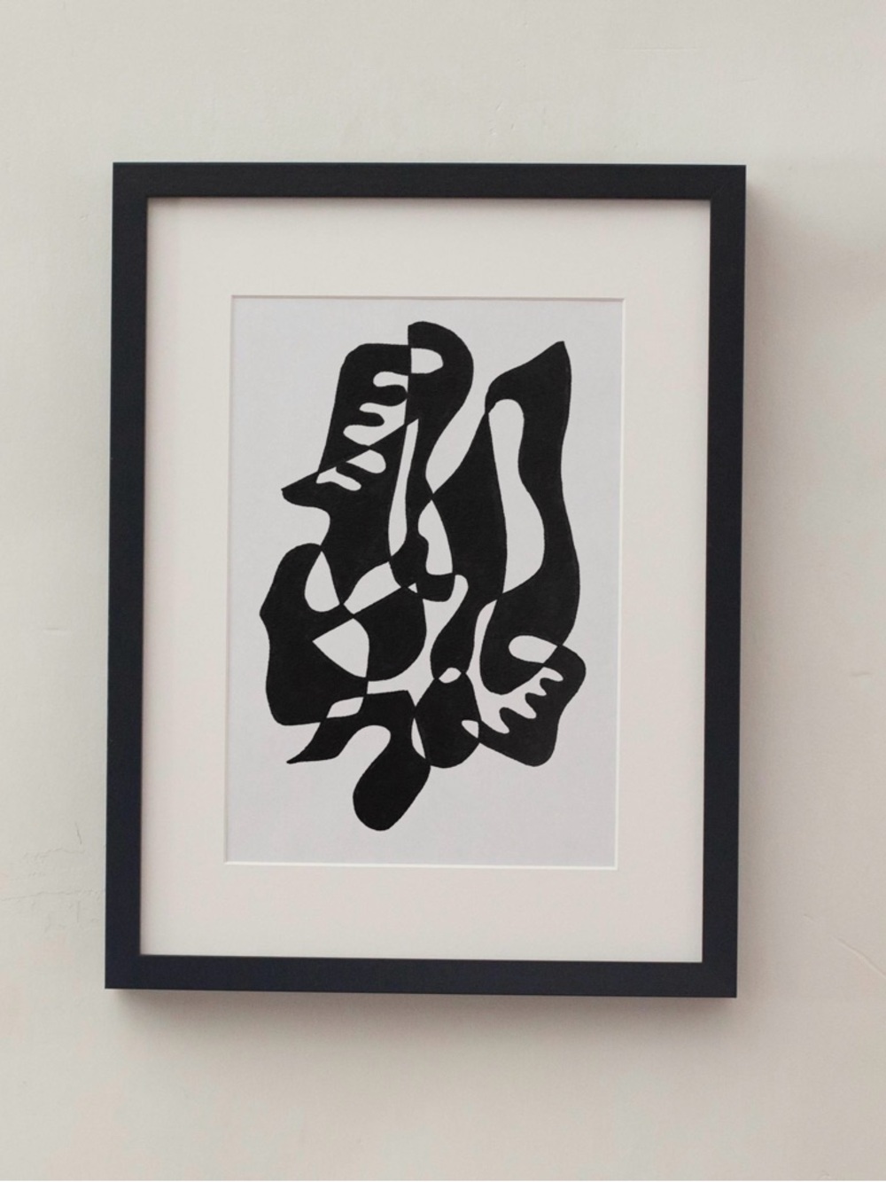 Picasso inspired art abstract shapes drawing